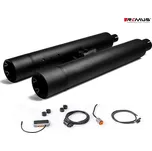 Výfukové tlumiče O 102 mm s možností regulace zvuku - ČERNÝ NEREZ - 007702 293017LR