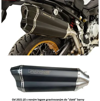 Výfuk pro motocykl Tlumič výfuku REMUS 8 - ČERNÝ NEREZ - 0584782 085518