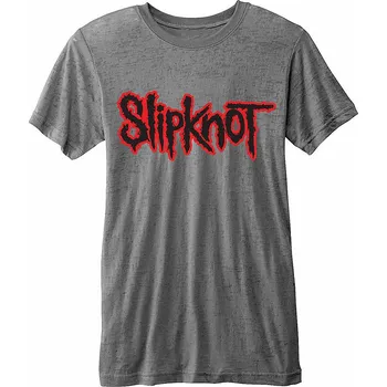 Pánské tričko Slipknot tričko, Logo Burnout Grey, pánské XXL