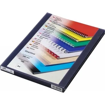 Vazač Fólie přední A4/0.20 mm pro kroužk.vazbu čirá