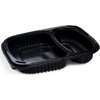 Dóza na potraviny Miska na jídlo černá 2-dílná (cena za 100ks)