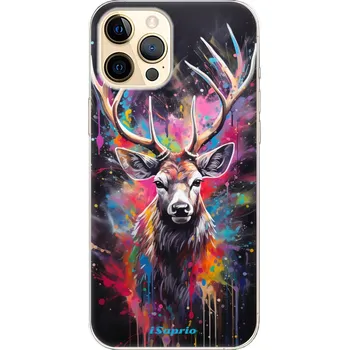 Pouzdro na mobilní telefon Odolné silikonové pouzdro iSaprio - Abstract Deer - iPhone 12 Pro Max