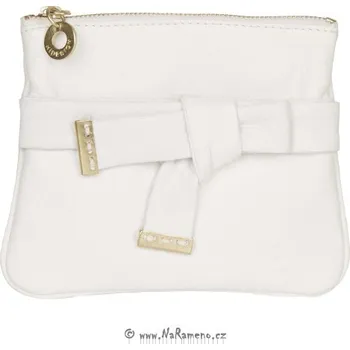 Bílé kožené psaníčko HIDESIGN na ples Pompidou W1