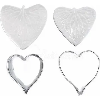 Nádoba na pečení Silikonová forma s vykrajovačkami - Listy svlačce (Morning Glory Leaf) -
