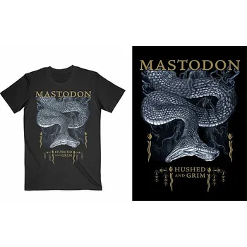 Pánské tričko Mastodon tričko, Hushed Snake Black, pánské XL
