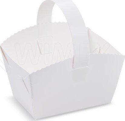 Svatební košíček s ouškem 10 x 8 x 6 cm [50 ks]