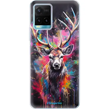 Pouzdro na mobilní telefon Odolné silikonové pouzdro iSaprio - Abstract Deer - Vivo Y21 / Y21s / Y33s