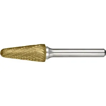 Fréza L1228 Technická fréza tvrdokovová FORM-TECH, GOLD, kuželová s rádiusem HS-D-04022-G