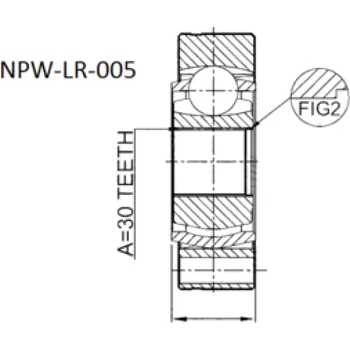 Poloosa kola NTY Kloub poloosy LAND ROVER RANGE ROVER III 02-12