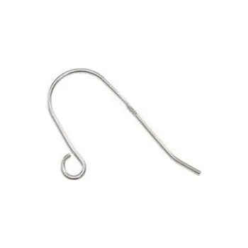 Módní doplněk KST1021 Stříbrné náušnicové zapínání otevřené - afroháček Ag 925/1000 - 1 kus