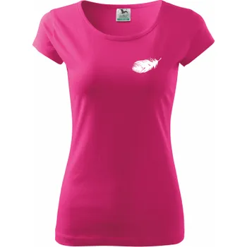 Dámské tričko ON-DESIGN Dámské tričko s PÍRKEM Velikost: 2XL, Barva: purpurová