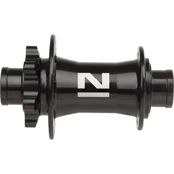 Náboj kola Přední náboj MTB NOVATEC SUPERLIGHT Disc 6 díra pro 20mm osu Japonská průmyslová ložiska 32děr 185g barva černá lesk