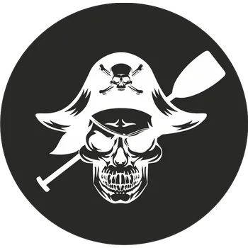 ON-DESIGN Potisk PIRÁT Barva: bílá, Velikost motivu: A5