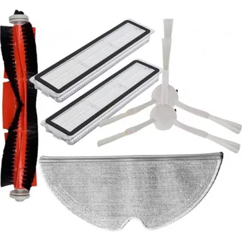 Sada příslušenství pro robotický vysavač 6ks Sada HEPA filtry, kartáče a mopy pro DREAME D10s, D9, D9 Max, Mistral, L10s Pro