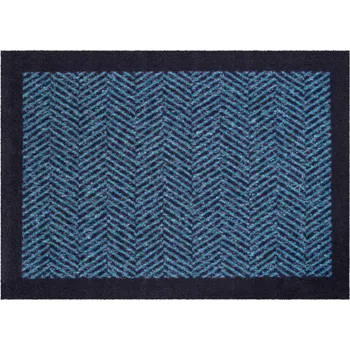 Rohožka GRUND Rohožka do domácnosti HERRINGBONE modrá Rozměr: 60x85 cm
