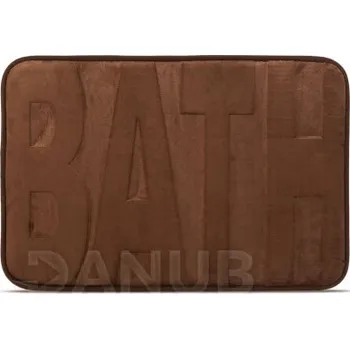 Rohožka do koupelny - "BATH" - hnědá - 60 x 40 cm