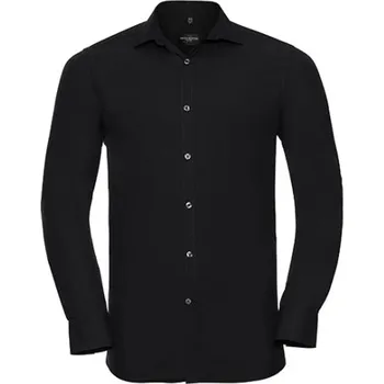 Pánská košile Russell Pánská strečová košile R-960M-0 Black 3XL (47/48)
