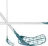 Florbalová hůl Salming Hawk RE Flex Oval modrá 100 cm P