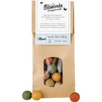 Semeno Blossombs Semínkové bomby v papírovém sáčku - mix barev (25 ks)