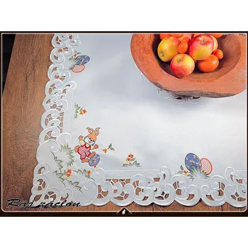 ubrus Vyšívaný ubrus 85x85 cm - velikonoce. (Dekorativní vyšívaný ubrus čtvercový)