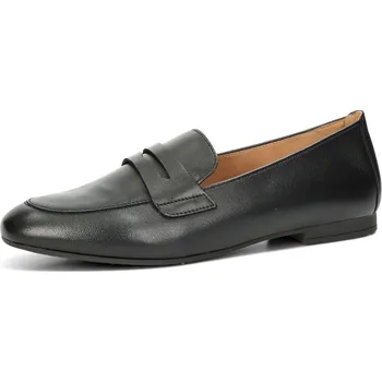 Dámské mokasíny Gabor dámské kožené mokasíny - černé