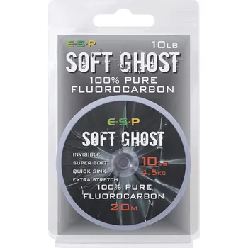 ESP fluorocarbon Soft Ghost 10 lb, 20 m