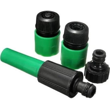 Zavlažovač Sada spojek na zahradní hadici 4 ks na blistru 21x14 cm