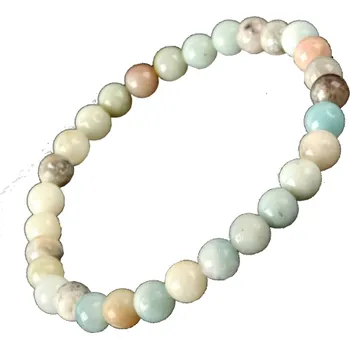 Náramek EX Herbis AHDL Náramek kuličky Amazonit 6mm VNP05