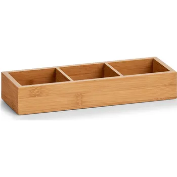 Úložný box Zeller Z13335 28 x 4,5 x 10,2 cm bambus
