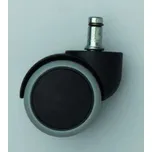 Náhradní kolečka s brzdou k židlím Topstar (Sitness, Star 20 SY atd.) na tvrdé podlahy, černá, 5 ks