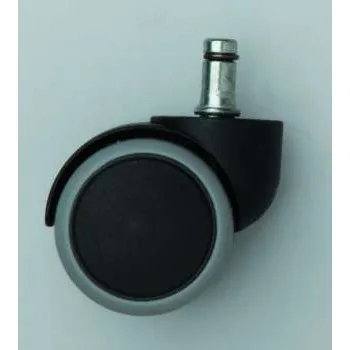 Nábytek Náhradní kolečka s brzdou k židlím Topstar (Sitness, Star 20 SY atd.) na tvrdé podlahy, černá, 5 ks