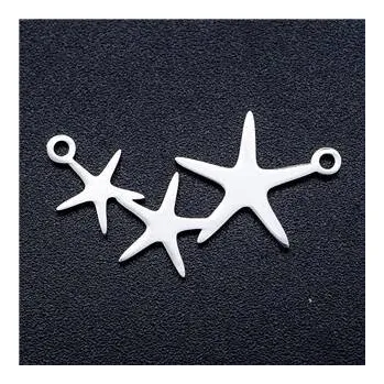 Přívěsek OK1374-ST Ocelový přívěšek - mořské hvězdy