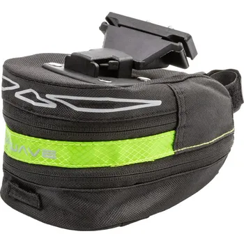 brašna na kolo Podsedlová brašnička M-Wave s Clip-On držákem střední L zelená