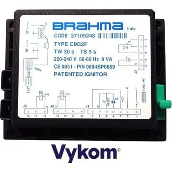 Příslušenství ke kotli Řídící a zapalovací automatika Brahma CM 32 F, Tw 30s, Ts 5s