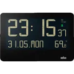 Digitální rádiové nástěnné hodiny Braun BC 14 černé