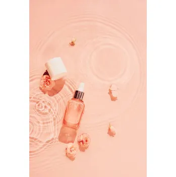 Plakát Plakát, Obraz - Pastel peach coloured water background with, IRA_EVVA