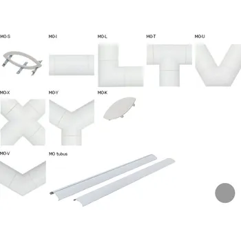 TREVOS Díl MO-K koncový bílý 16181