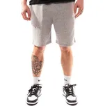 Kraťasy New Era Essentials Shorts Heather Grey / White velikost XL