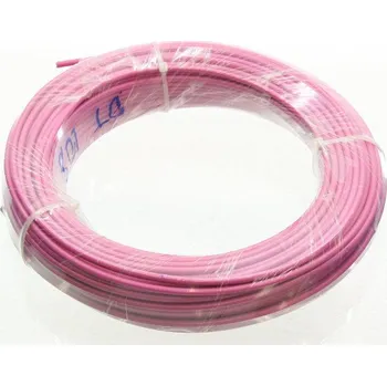 Lanko pro jízdní kolo Bowden řadící Saccon, teflonový , barva růžová