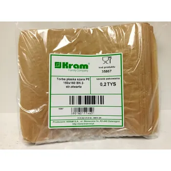 Sáček na potraviny Sáčky na hamburgr/kebab 160x150 mm papírový hnědý 200 ks