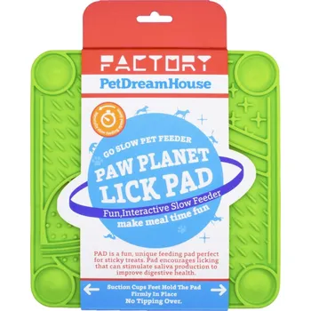 Miska pro psa Pet Dream House Velká lízací podložka Paw Planet Lick Pad, zelená