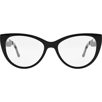 Počítačové brýle Fauna Levia Black - Audio brýle s filtrem modrého světla ve stylu kočičí oko