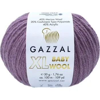 Příze Příze Baby Wool XL 843 mauve Gazzal