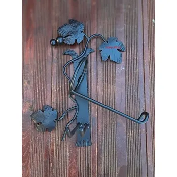 Vinotéka Kovaný stojan na víno zeď Romantik 3