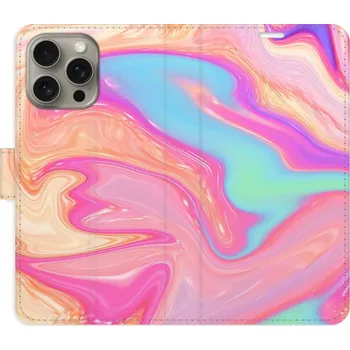 Pouzdro na mobilní telefon Flipové pouzdro iSaprio - Abstract Paint 07 - iPhone 15 Pro Max