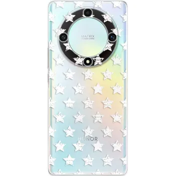 Pouzdro na mobilní telefon Odolné silikonové pouzdro iSaprio - Stars Pattern - white - Honor Magic5 Lite 5G