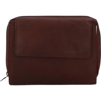 Peněženka Menší dámská kožená peněženka Susi, hnědá
