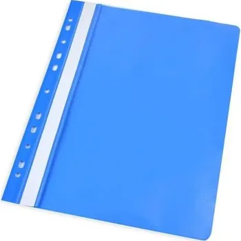 Rychlovazač s euroděrováním A4, modrý