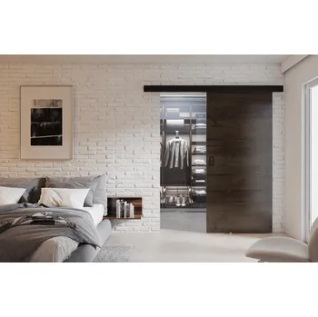 Interiérové dveře KIER Posuvné dveře WERDI PLUS | 100 cm Barva: jasan tmavý