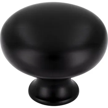 Úchytka nábytková RADIANCE, kovová, černá mat, průměr 32 mm 913-32 PB12